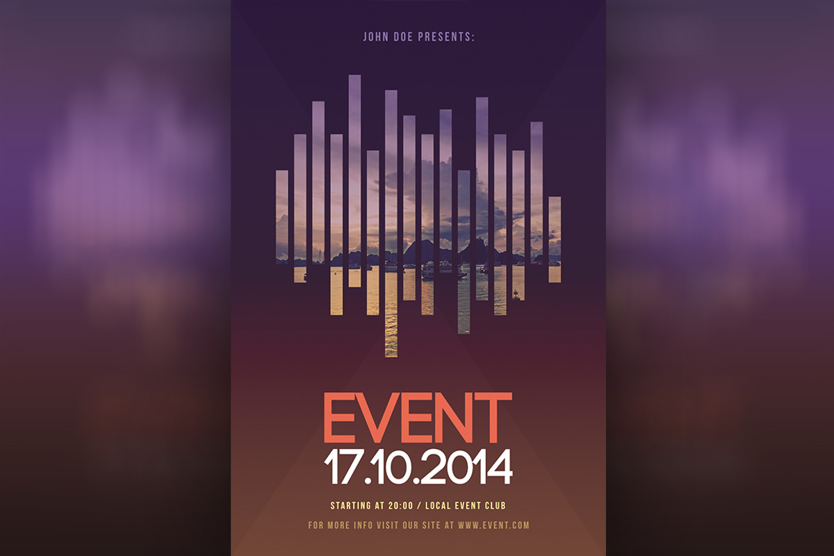 Event Flyer Template, a Flyer Template by M K GRAPHICS (Photo 2 of 2)