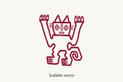 Inca Motifs Vector Bundle, an Illustration by Little Gremlin (Thumbnail 4 of 8)