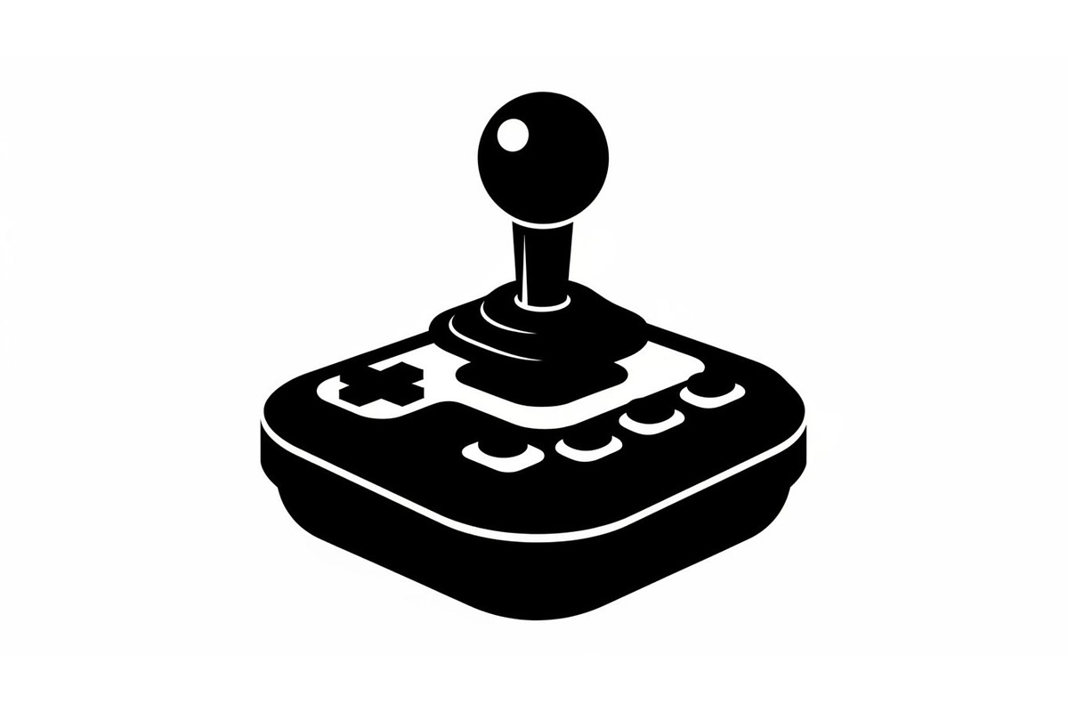 50 Retro Gaming Joystick Vector Bund, an Illustration by Creativeshirt (Photo 16 of 51)