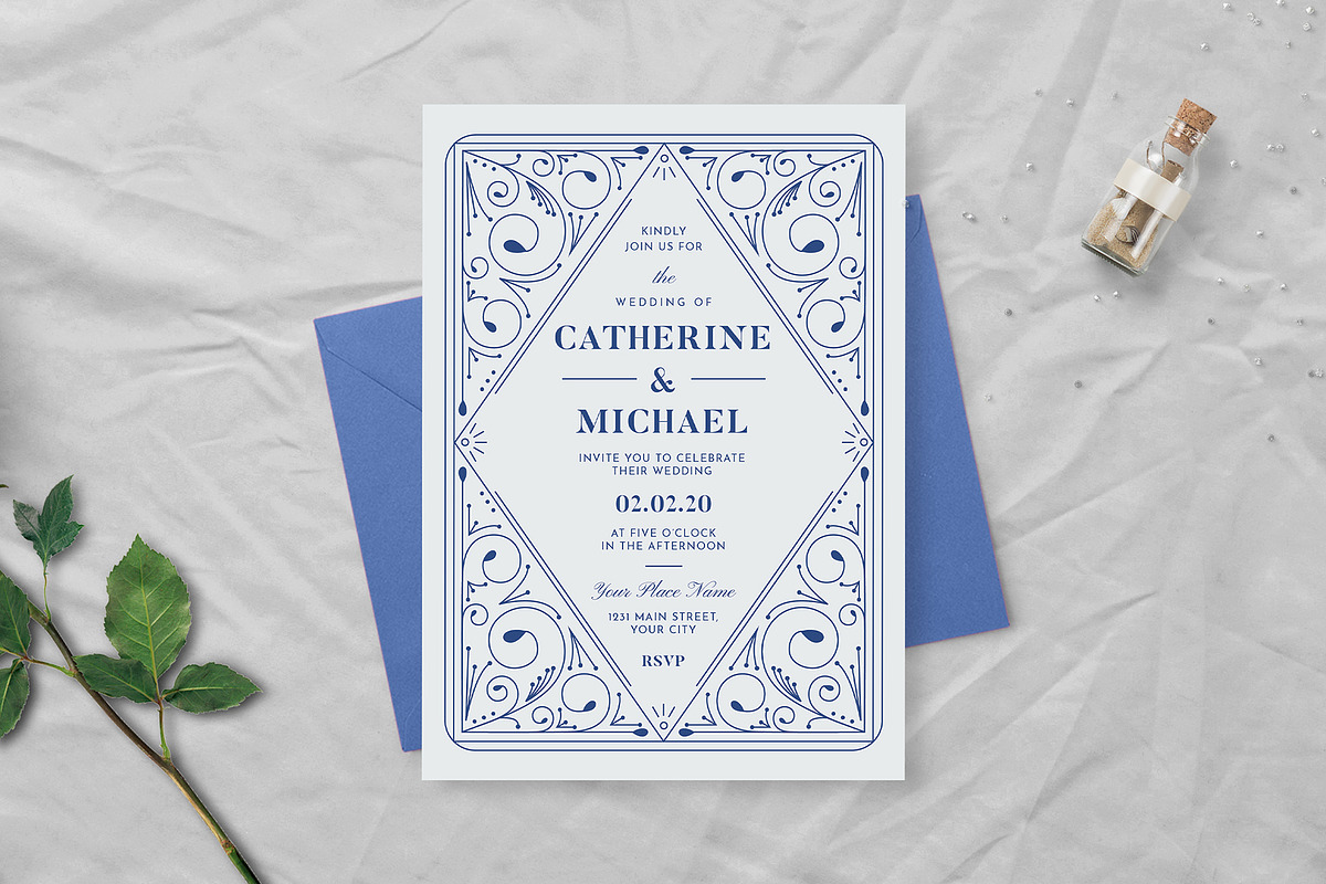 Decorative Wedding Invitation Suite, a Templates & Theme by Guuver (Photo 5 of 6)