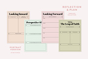 Reflection & Planner Template Set, a Stationery Template by Artflorara (Thumbnail 3 of 7)