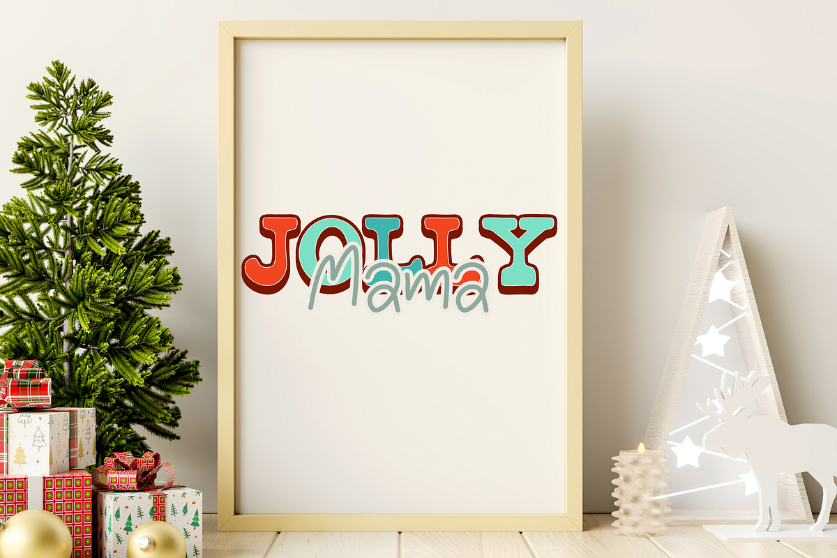Wonderful Christmas - Christmas font, a Handwritten Font by Brown Cupple (Photo 2 of 7)