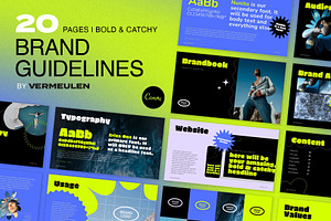 Brandbook Guidelines CANVA Bold, a Branding & Logo Template by Vermeulen Design Studio