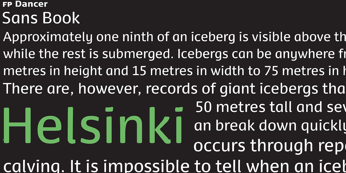 FP Dancer Pro, a Sans Serif Font by Fontpartners (Photo 3 of 8)