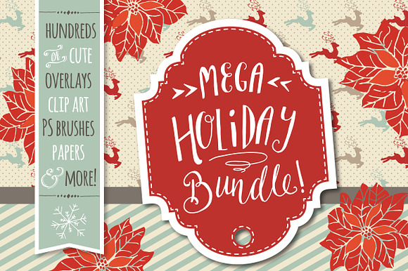 Mega Holiday Clipart Bundle! preview 4