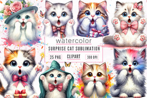 Surprise Cat Sublimation Bundle