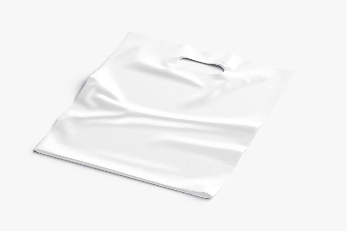 Die-Cut Plastic Bag 3D Model, a 3D by rebrandy (Photo 4 of 9)