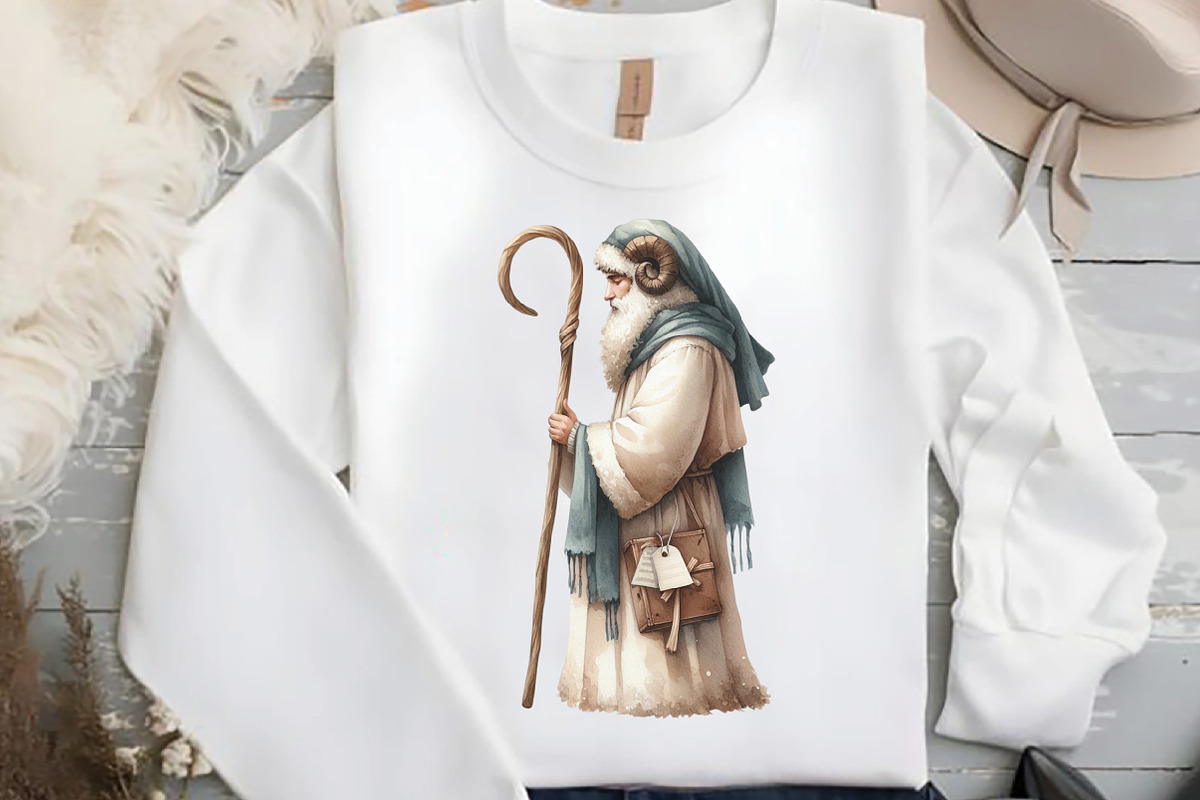 Christmas, Nativity, Clipart, an Illustration by DreamCafeArt (Photo 5 of 7)