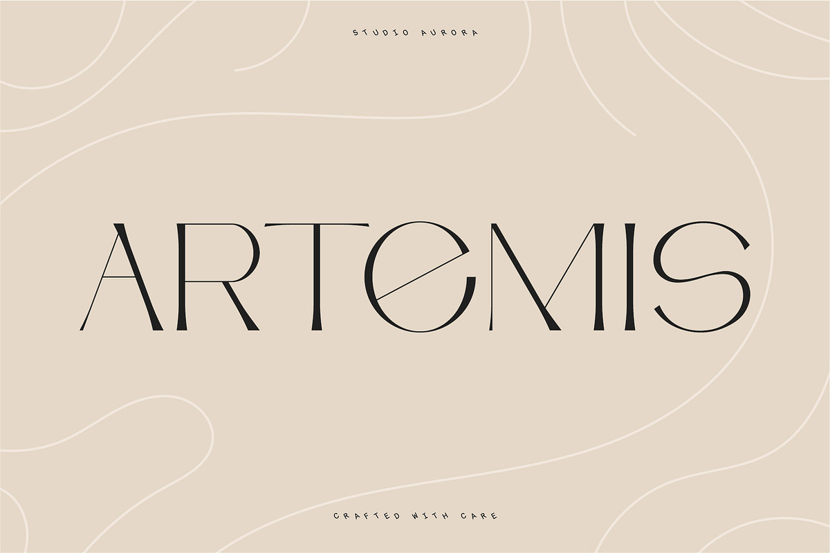 Artemis - Semi-serif Unique Typeface