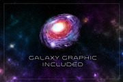Space Galaxy Background, a Texture Graphic by Carolyn Packard Design (Thumbnail 4 of 7)