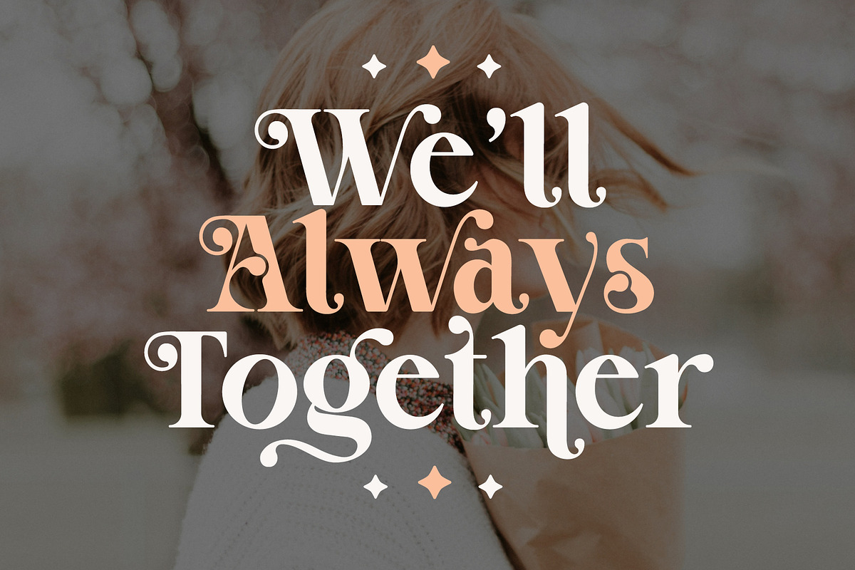 Awake Lonely - Swirl Serif Font, a Serif Font by Airotype (Photo 3 of 14)