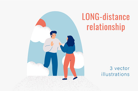 Long Distance Relationships, a Person Illustration by Mary Long
