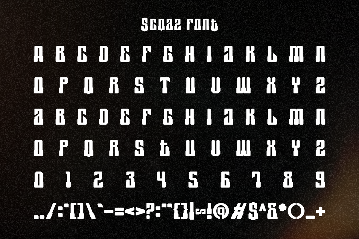 Seqaz - Heavy Bold Font, a Sans Serif Font by Iqsiart Studio (Photo 3 of 7)