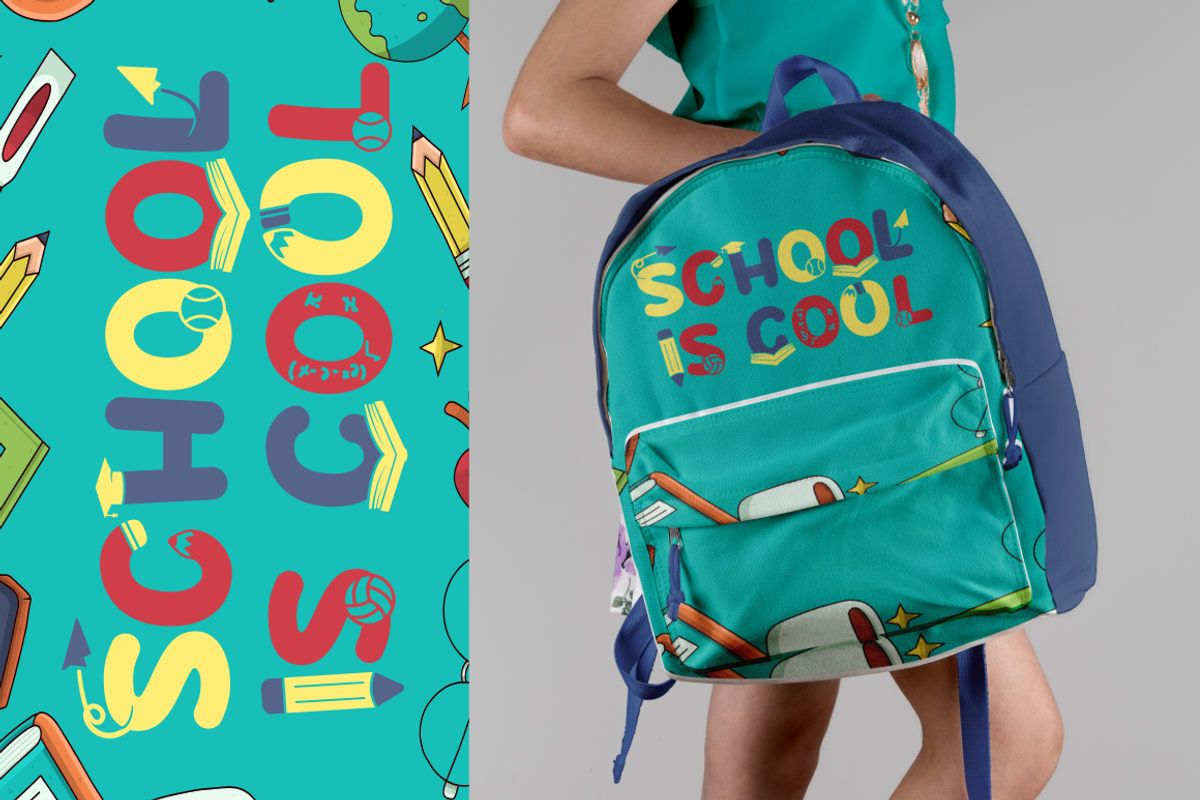 Super School - Funny Kids 10 Various, a Font by PutraCetol Studio (Photo 9 of 11)