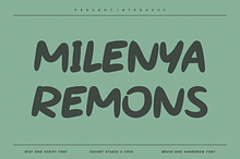 Milenya Remons - Marker Font