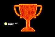 Fire Text Effect Photoshop Action, an Action Add-On by DESIGNAVO (Thumbnail 4 of 6)