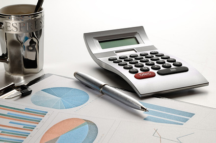 Financial graphs analysis front view, a Business Photo by Davizro's Market