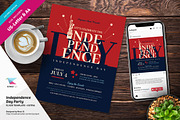 Independence Day Party Flyer, a Flyer Template by kinzi21 (Thumbnail 1 of 3)