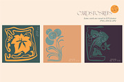 Flowers of the Art Nouveau, a Pattern Graphic by Collection by VY (Thumbnail 2 of 17)