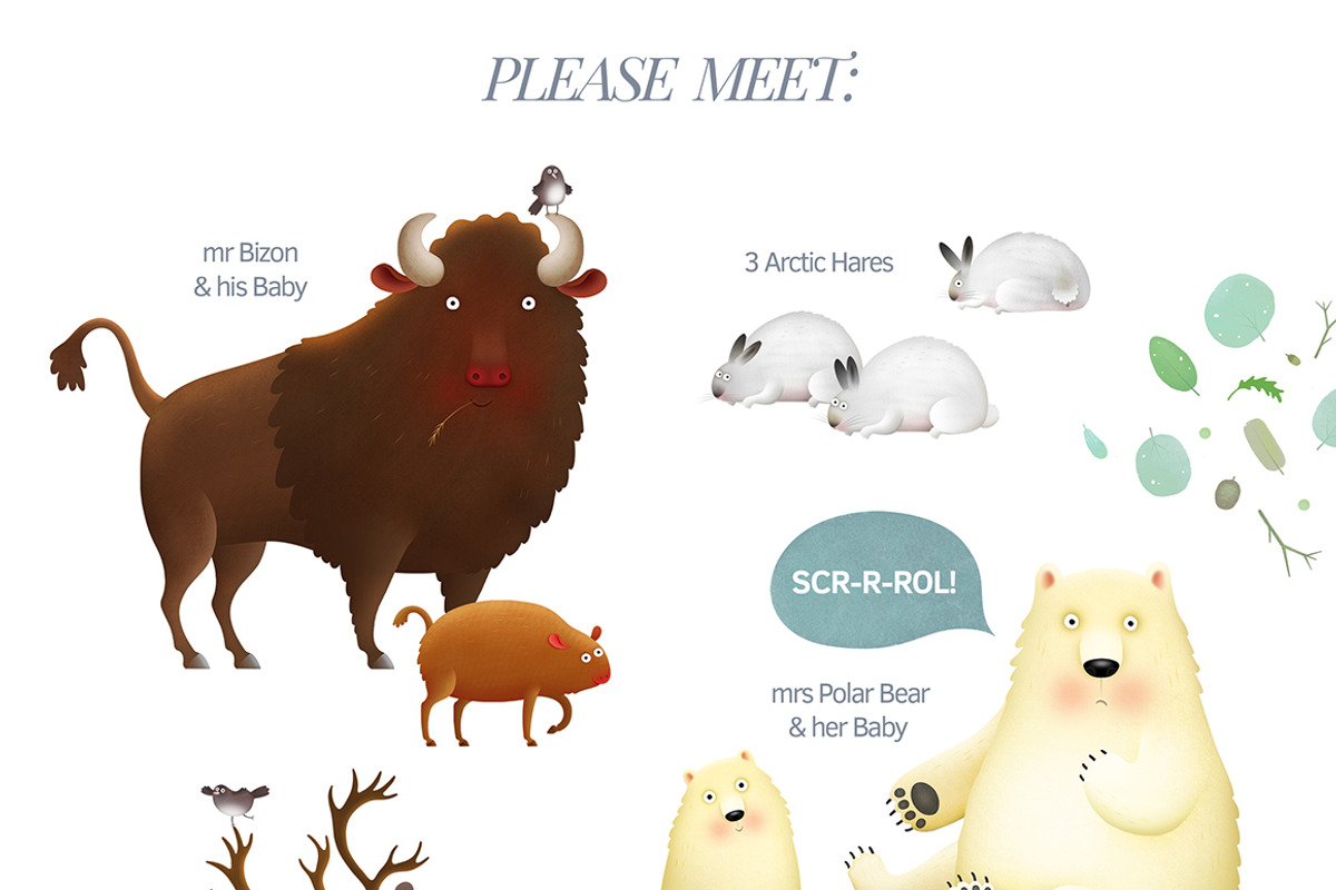 Animals of North America bundle, an Animal Illustration by CosyPic (Photo 2 of 7)
