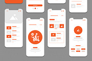 Mobile App Wireframe UI UX Design, a Wireframe Template by MightyDesign (Thumbnail 3 of 6)