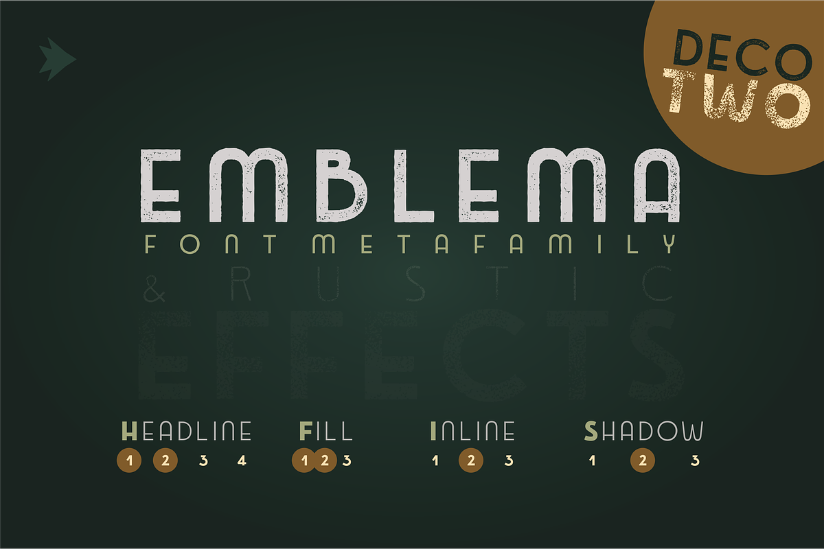 Emblema Headline 2DECO