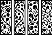 Laser Cut Ornamental Floral Border, a Decorative Illustration by himelgfx (Thumbnail 6 of 19)