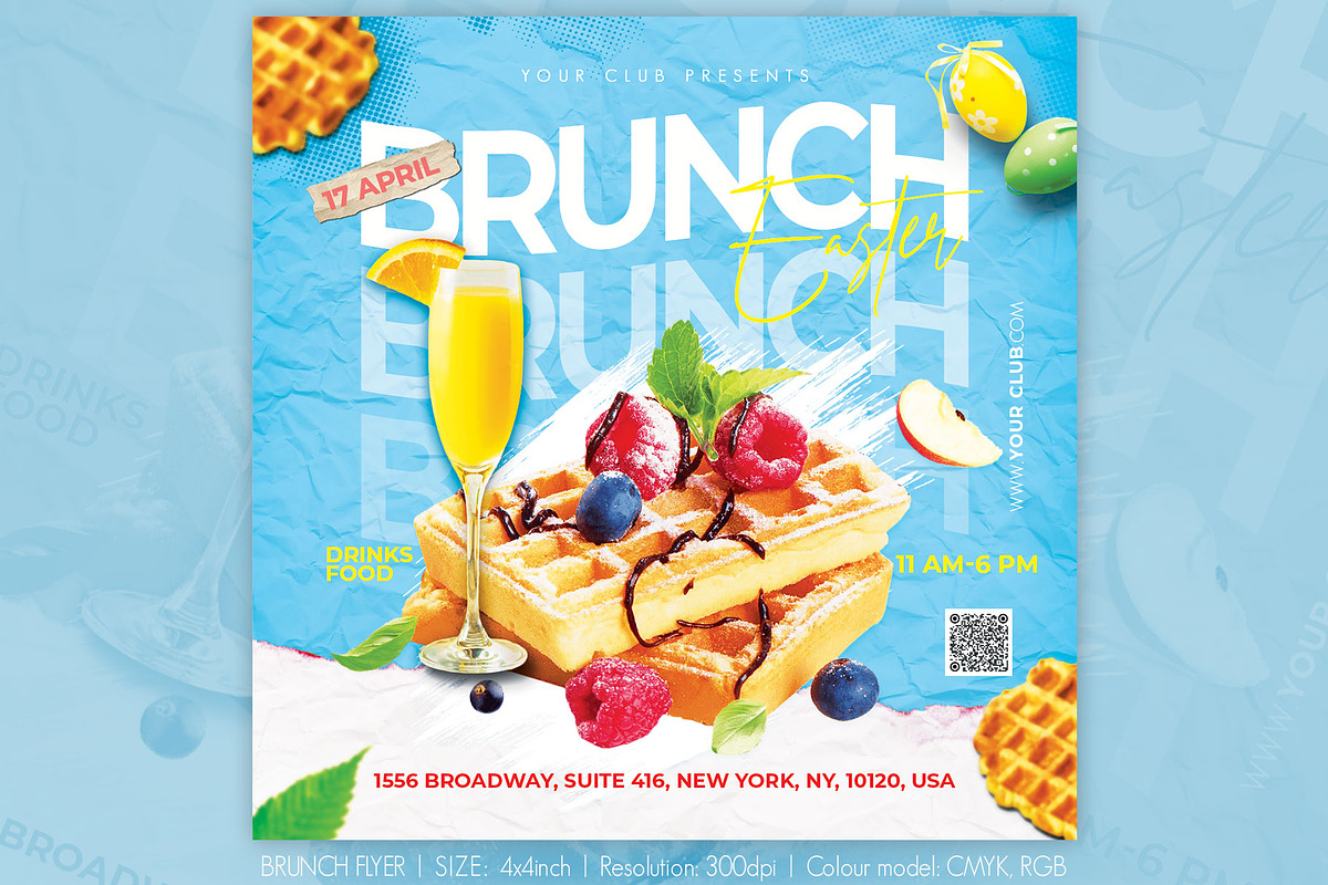 Brunch Flyer, a Flyer Template by Artolus (Photo 1 of 2)