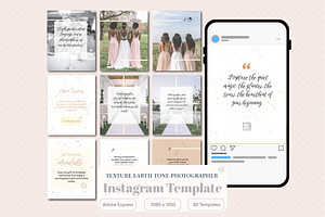 Photographer Instagram Templates, a Social Media Template by Little Creative Scribbles
