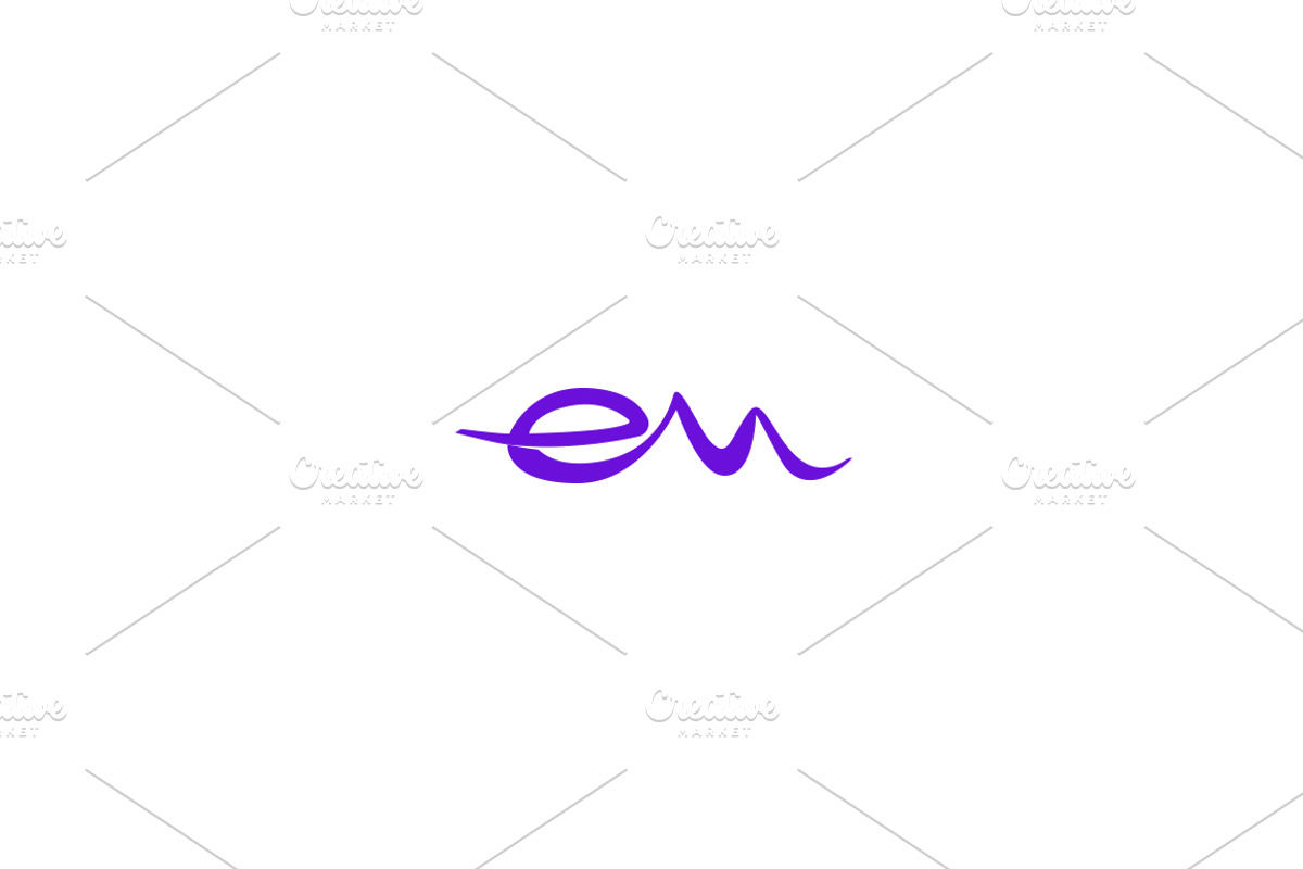 EM Monogram Logo, a Branding & Logo Template by drawzen