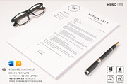 Minimalist CV Resume + Cover Letter, a Resume Template by HIRED Design Studio (Thumbnail 6 of 10)