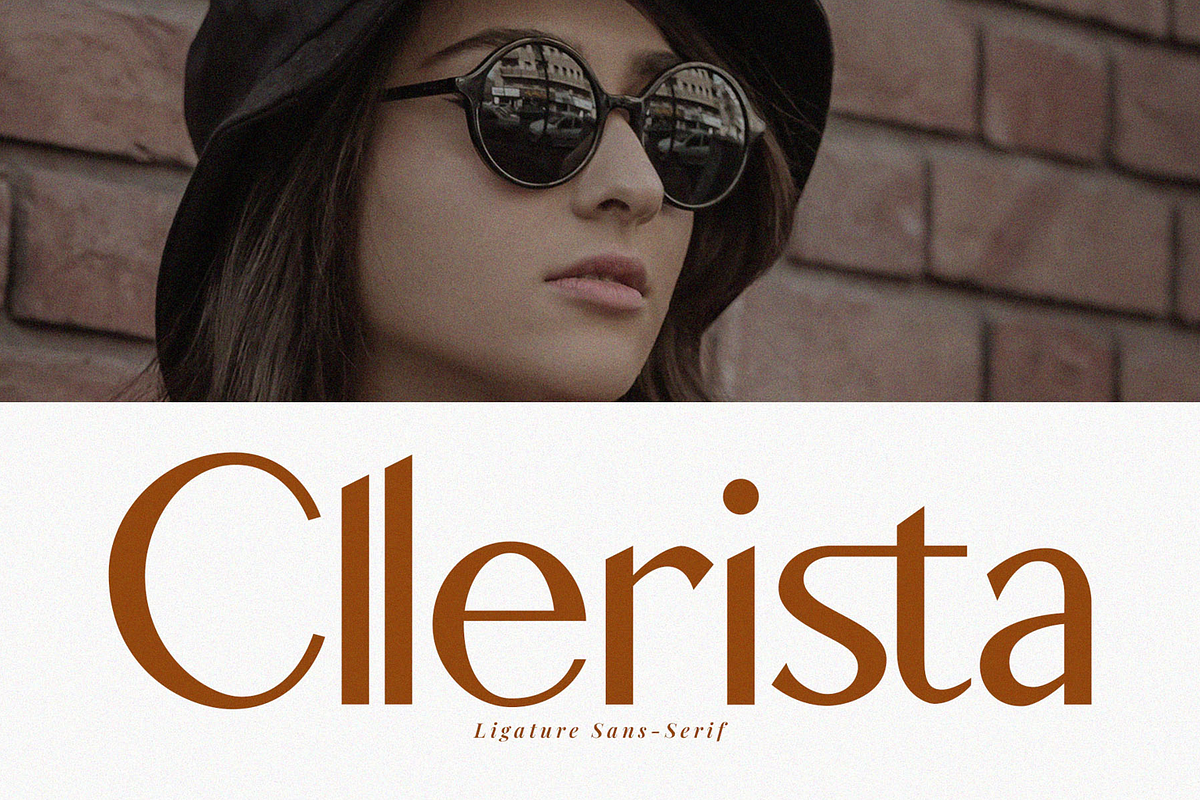 Cllerista Ligature Sans-Serif, a Sans Serif Font by Font Kingdom (Photo 1 of 4)