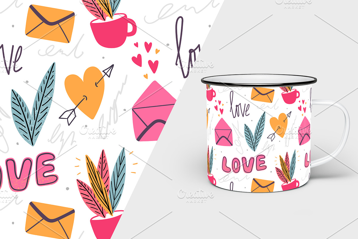 Kids hand drawn seamless pattern, a Pattern Graphic by hanifa_design (Photo 8 of 8)