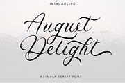 August Delight | Handwritten Font, a Handwritten Font by Jackgridden (Thumbnail 2 of 10)
