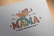 Flying woman with baby and coffee, an Object Illustration by PushLogo (Thumbnail 1 of 3)