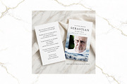 Funeral Prayer Card Canva FR010, a Card Template by TyphoonStudio (Thumbnail 4 of 6)