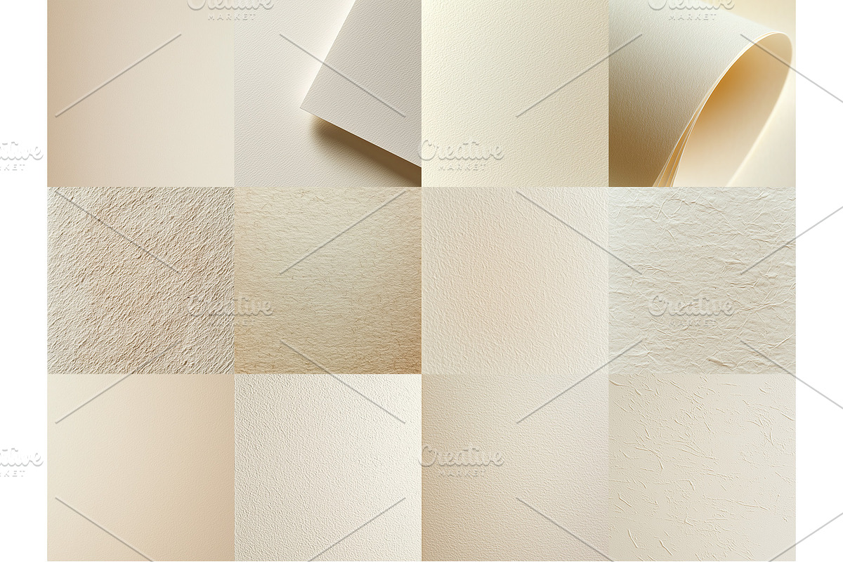 Beige Paper Textures – 45 Background, a Texture Illustration by Nadia Semyroz (Photo 6 of 7)