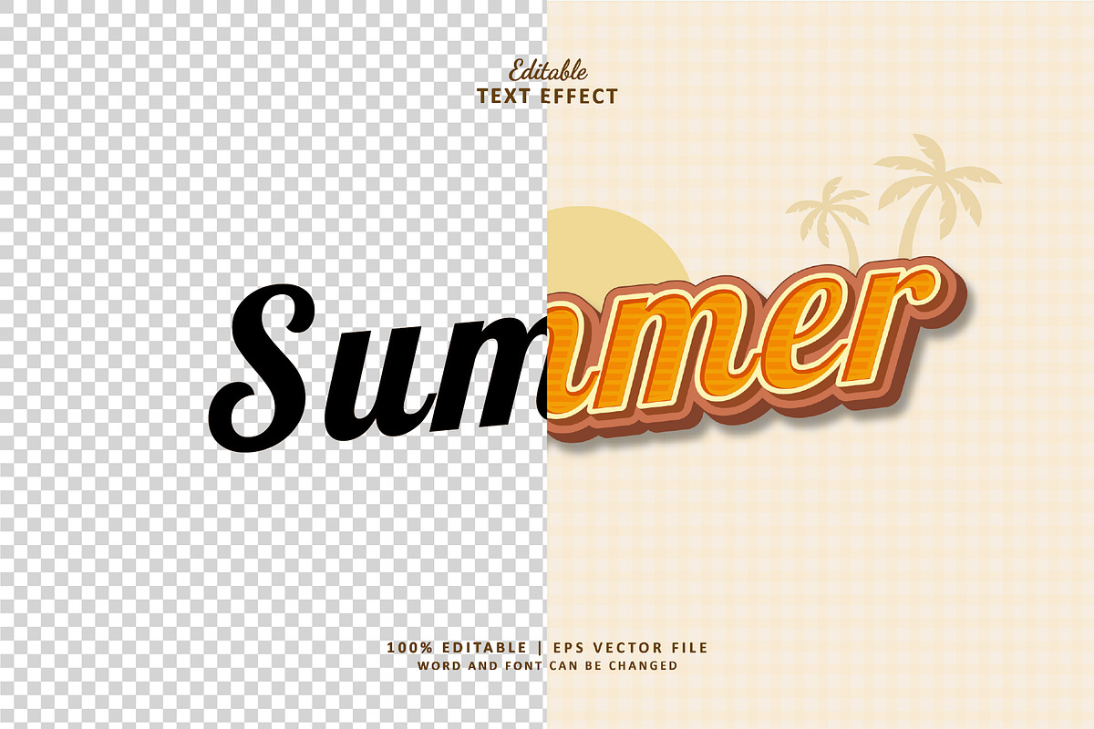 Text Effect Summer, a Layer Style Add-On by Navy Graphic (Photo 2 of 2)
