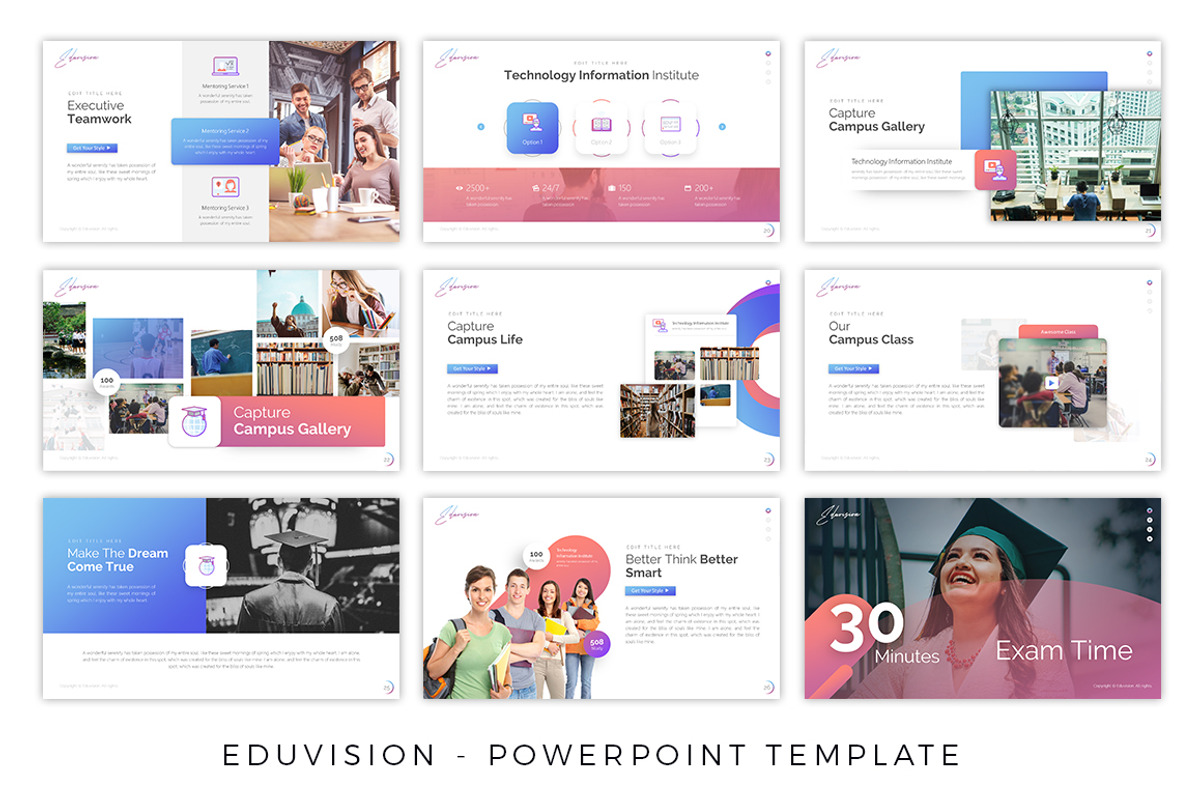 Eduvision - Education Powerpoint, a Presentation Template by Brandearth ...