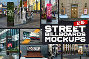 25 Street Billboards Mockups, a Product Mockup by Madebyvadim (Thumbnail 1 of 4)