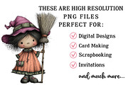 Whimsical Halloween Clipart, an Illustration by OK Design (Thumbnail 5 of 6)