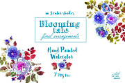 Blooming Tale. Watercolor clipart, an Illustration by Irina Dolgikh (Thumbnail 4 of 8)