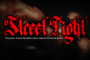 Kalimasada - Blackletter Type Font, a Blackletter Font by Meizzaluna Design (Thumbnail 8 of 10)