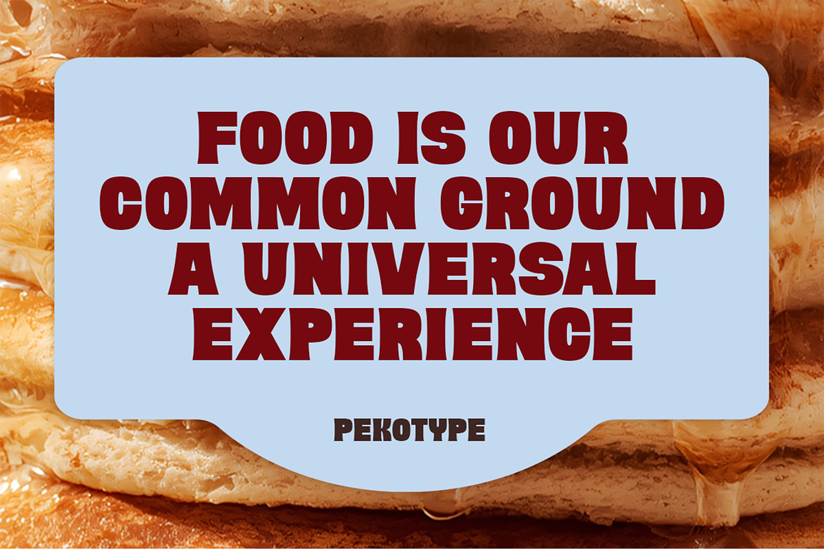 Kyuri - Bold Display Font, a Sans Serif Font by Pekotype (Photo 9 of 15)