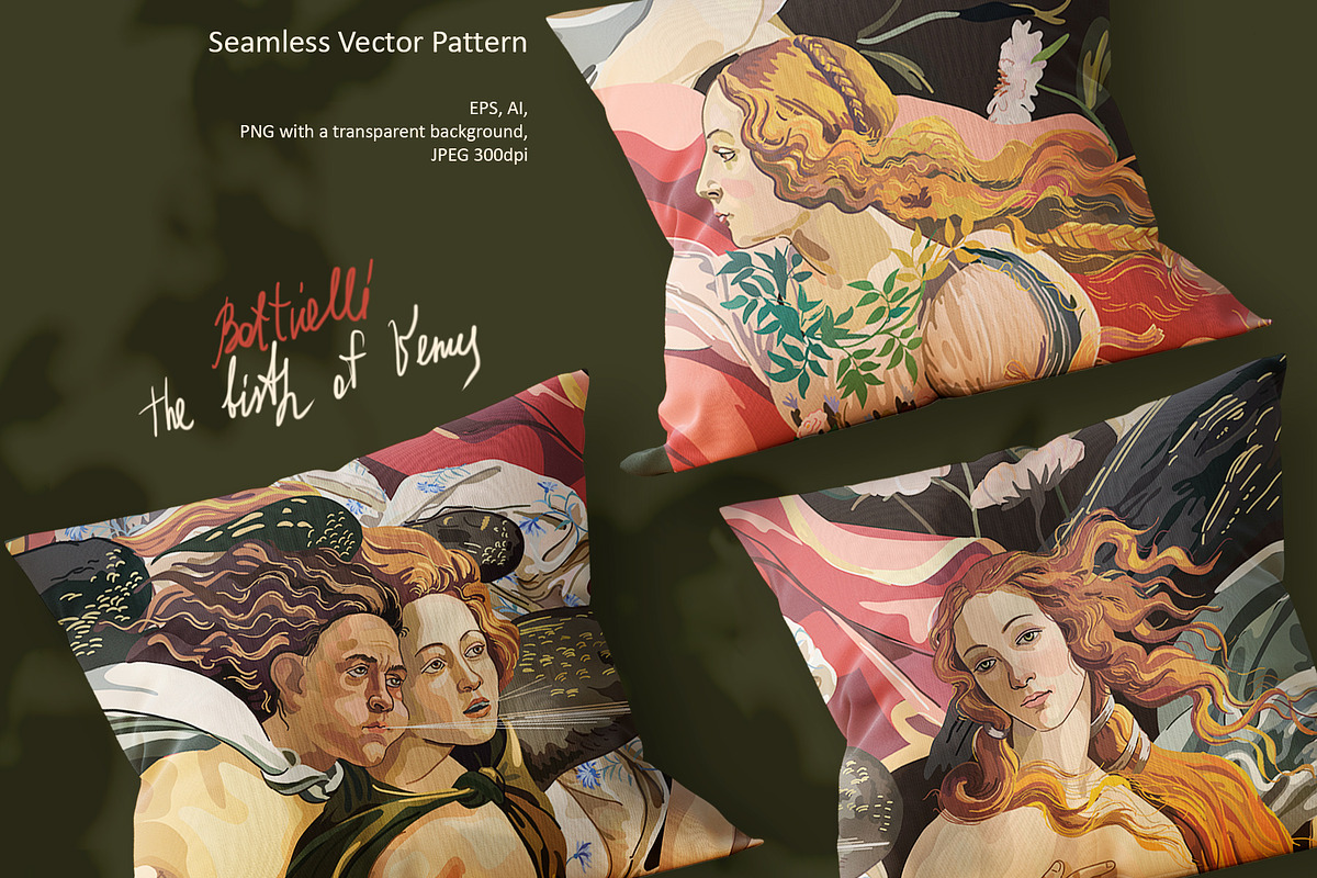 The Venus. Seamless Vector Pattern, a Pattern Graphic by PatternsBlooming