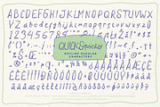 Quicksquickly, a Handwritten Font by Gatype (Thumbnail 9 of 13)