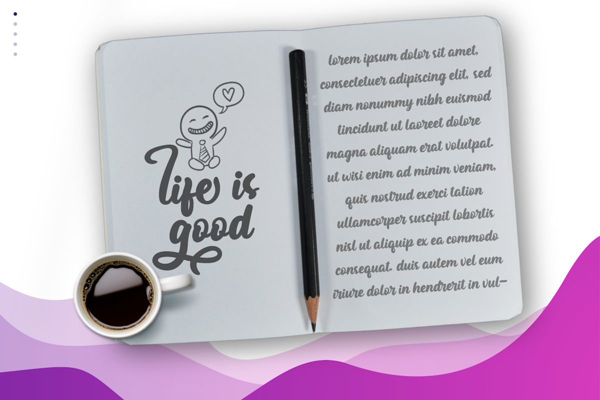 Sutiya, a Script Font by twinstd (Photo 5 of 11)