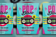 Pop Disco Flyer, a Flyer Template by Guuver (Thumbnail 1 of 3)