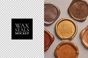 Metallic Wax Seal Set - Premium, an Advertising Mockup by Custom Scene (Thumbnail 5 of 9)