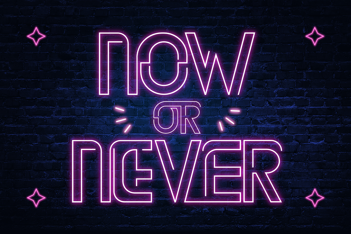 Timeless Neon Font, a Sans Serif Font by 177Studio (Photo 5 of 8)